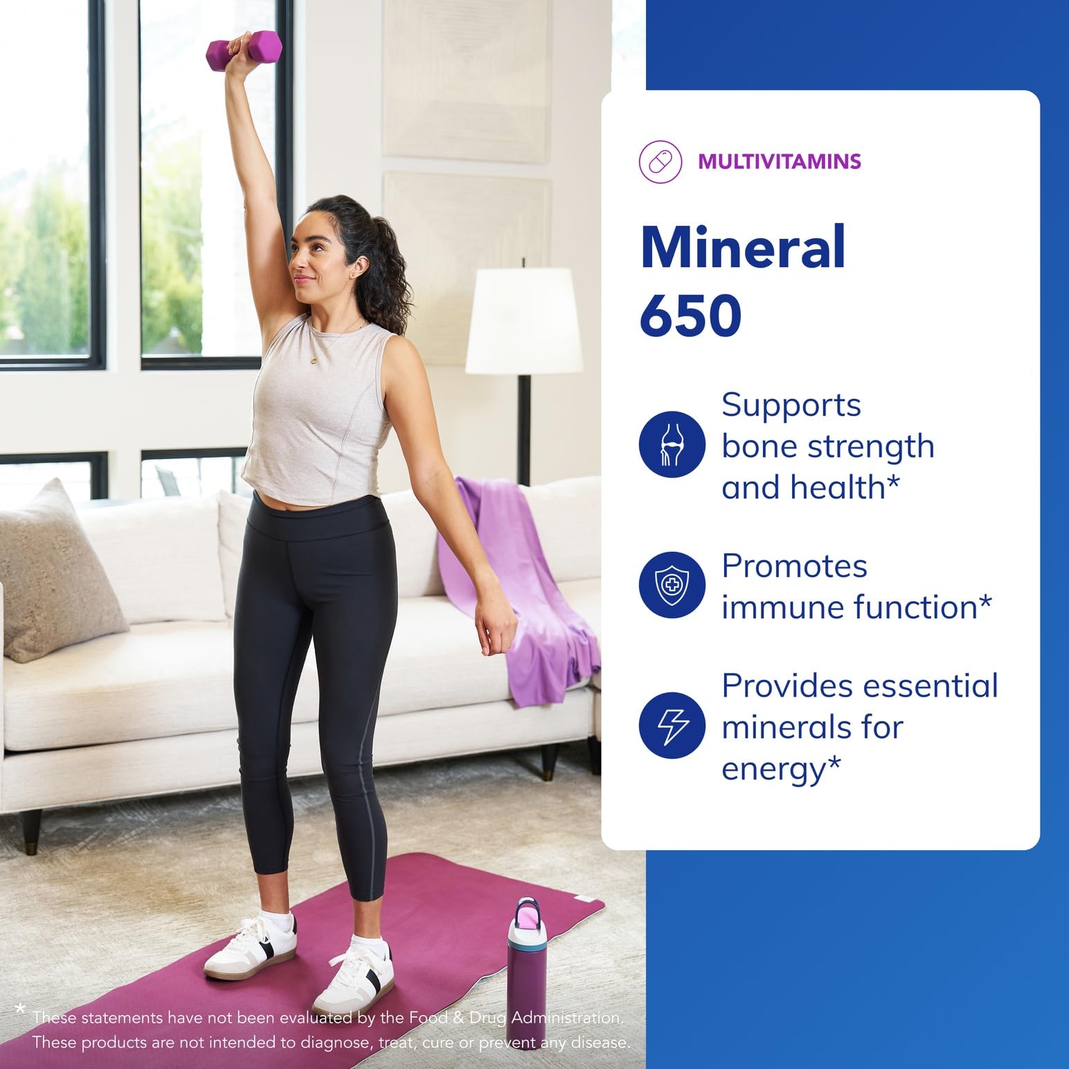 Pure Encapsulations Mineral 650 — étiquette, souligne pureté et absence d’allergènes.