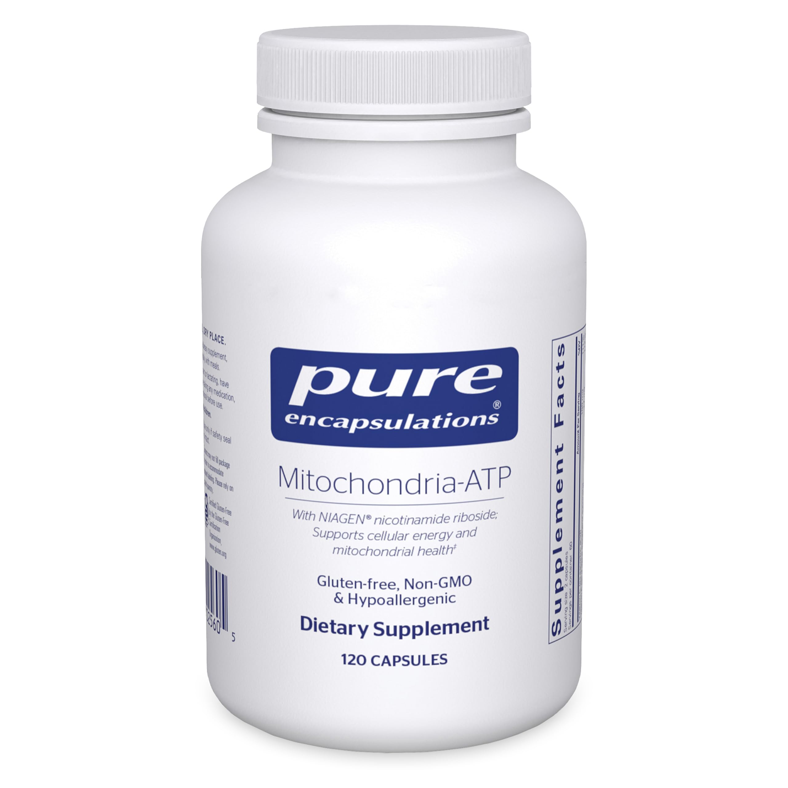 Pure Encapsulations Mitochondria-ATP – bouteille: soutien potentiel à l'énergie cellulaire.