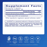 Étiquette Pure Encapsulations MSM sur les capsules, informations de dosage et pureté