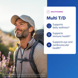 Pure Encapsulations Multi T/D, dose journalière suggérée pour un mode de vie actif.