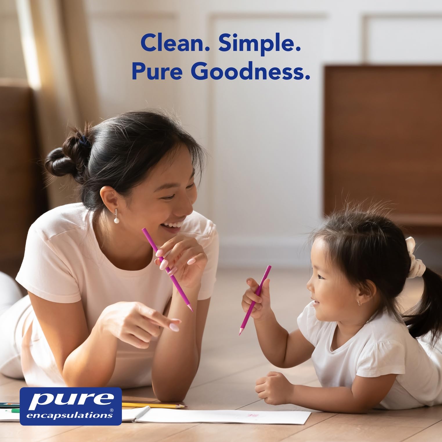 Pure Encapsulations Multi T/D, dosage quotidien facile avec repas.