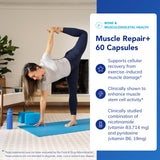 Pure Encapsulations Muscle Repair+ etiquette produit, informations clés sur les ingrédients.