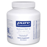 Pure Encapsulations Nutrient 950 A sans cuivre et fer, bouteille hypoallergénique prête à l'emploi.