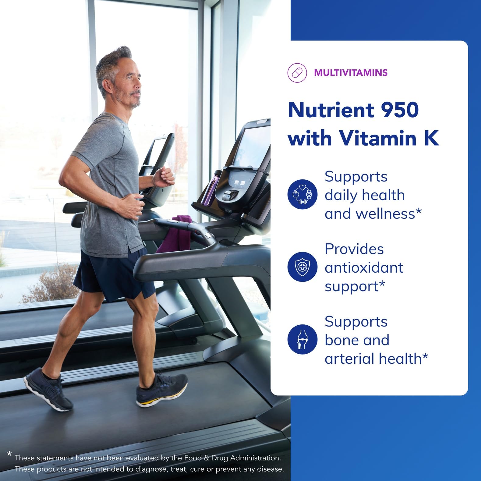 Étiquette Nutrient 950 affichant les informations et bénéfices.