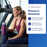 Pure Encapsulations Nutriments Femmes 40+ – étui et étiquette, soutien potentiel à la santé des cellules mammaires.