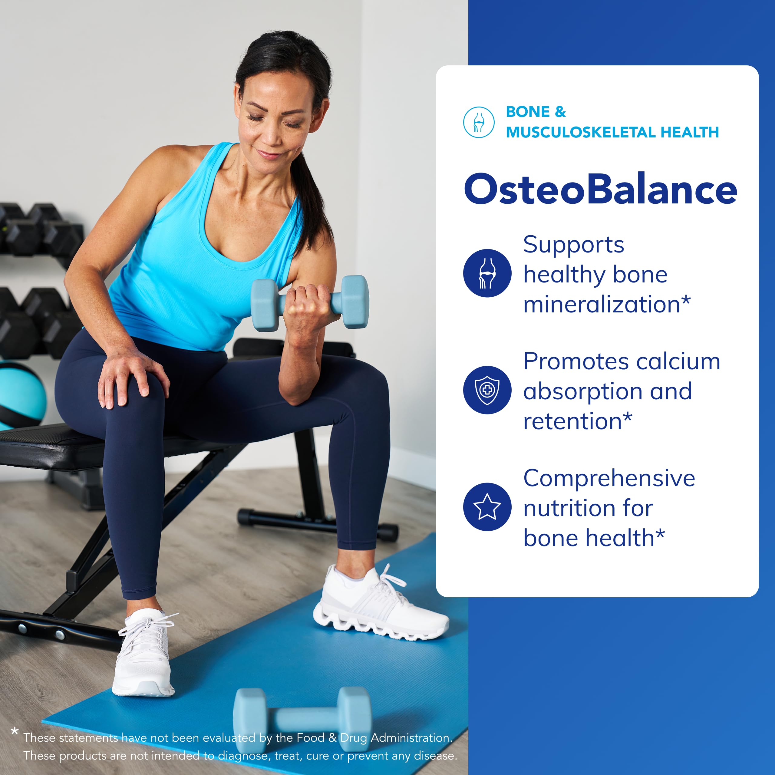 Gélules OsteoBalance en format pratique, faciles à intégrer à la routine quotidienne.