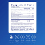 Étiquette OsteoBalance montrant calcium et nutriments clés pour une minéralisation osseuse saine.
