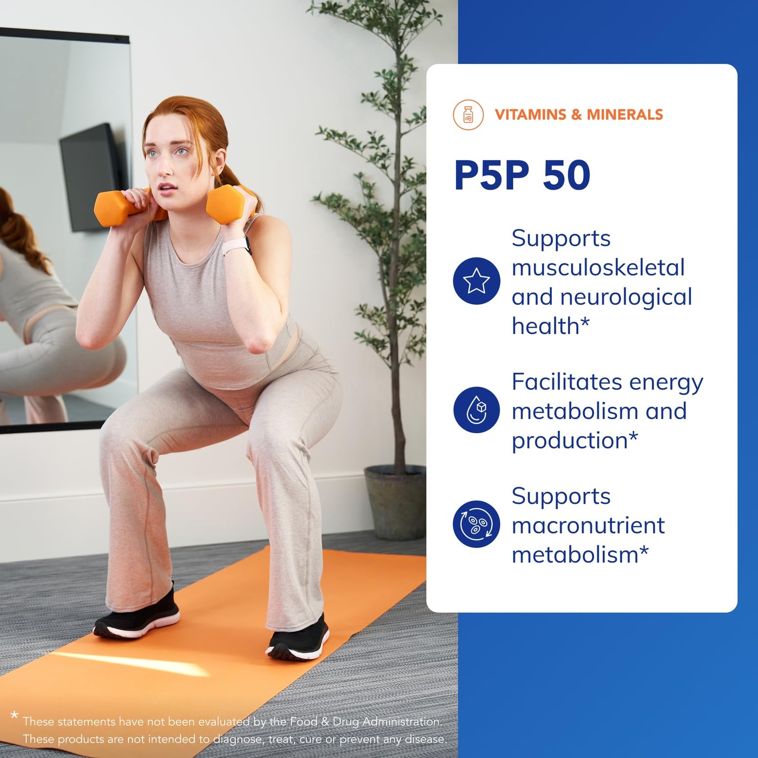 Pure Encapsulations P5P 50 - Capsules faciles à avaler, à prendre avec les repas.