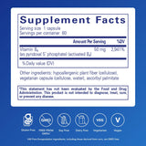 Pure Encapsulations P5P 50 – gélules visibles, faciles à avaler.