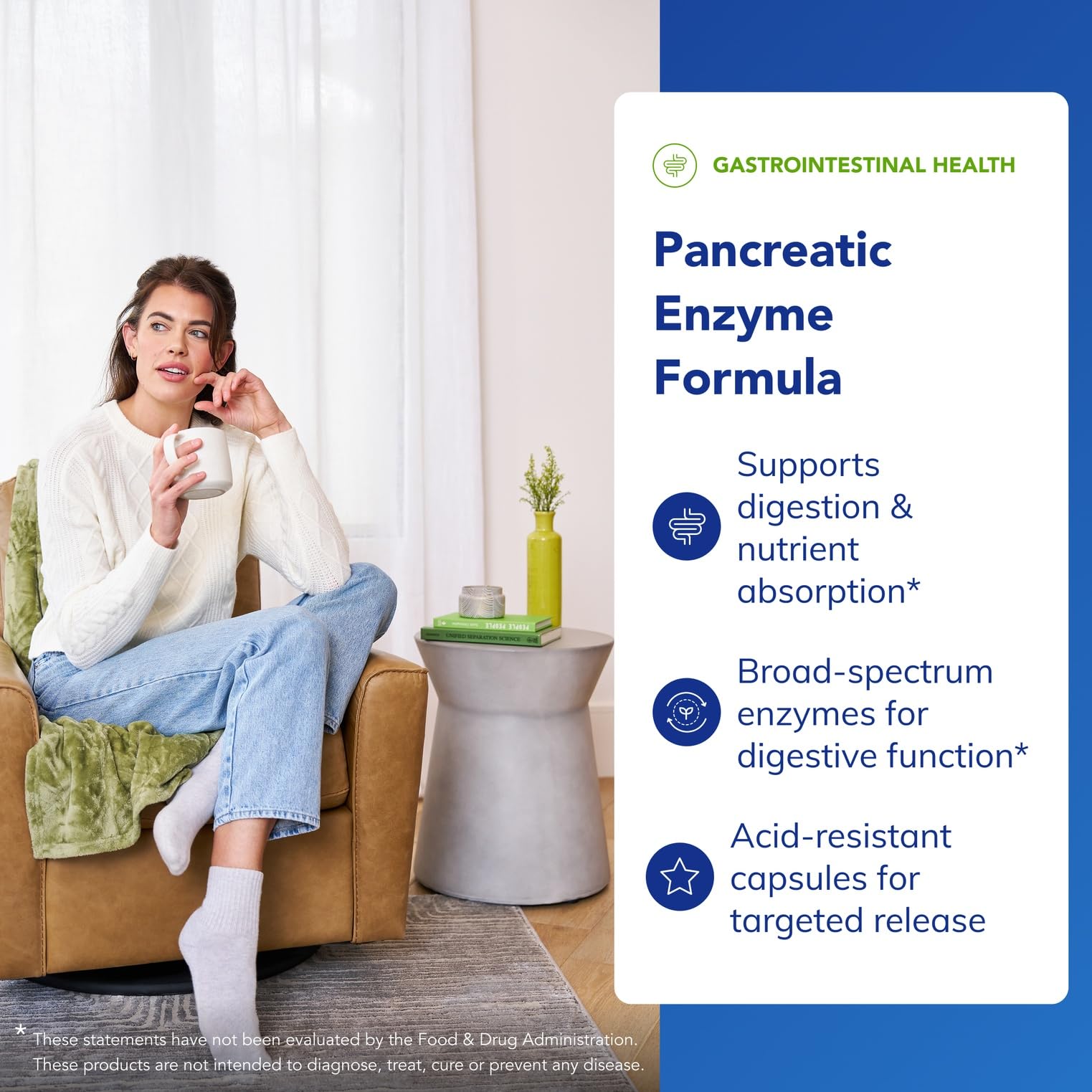 Pure Encapsulations : pancreatine 500 mg concentrée pour soutenir les fonctions digestives.