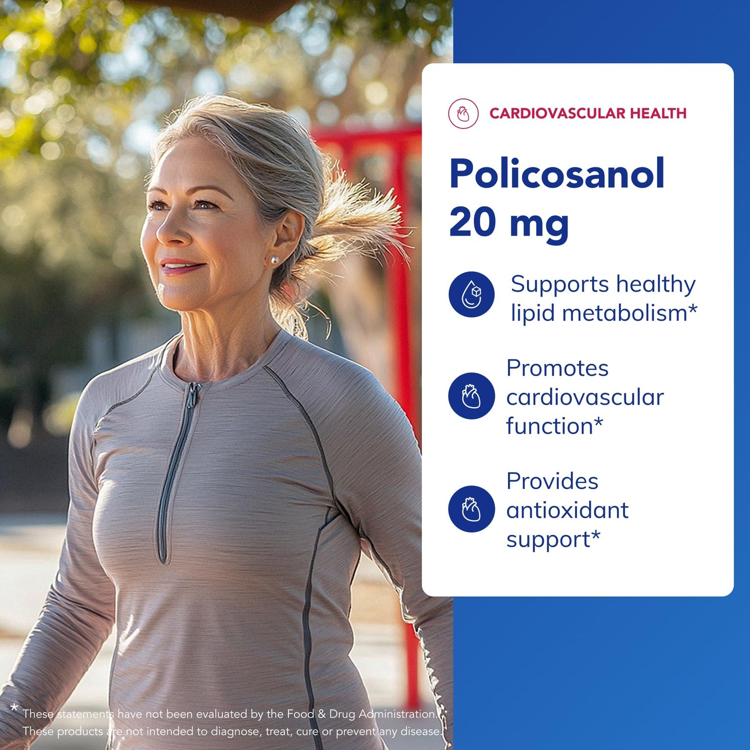 Étiquette Pure Encapsulations Policosanol 20 mg: informations claires sur l’usage et les ingrédients.