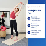 Pure Encapsulations Pomegranate Plus, mélange phyto-cardio, associe extraits de fruits pour une protection antioxydante.