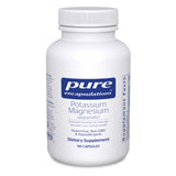 Pure Encapsulations Potassium Magnésium (Aspartate) — bouteille montrée, soutien possible au cœur et aux muscles.