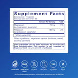 Pure Encapsulations Potassium Magnésium (Aspartate) — capsules sur l'image, soutien potentiel des nerfs et des muscles.