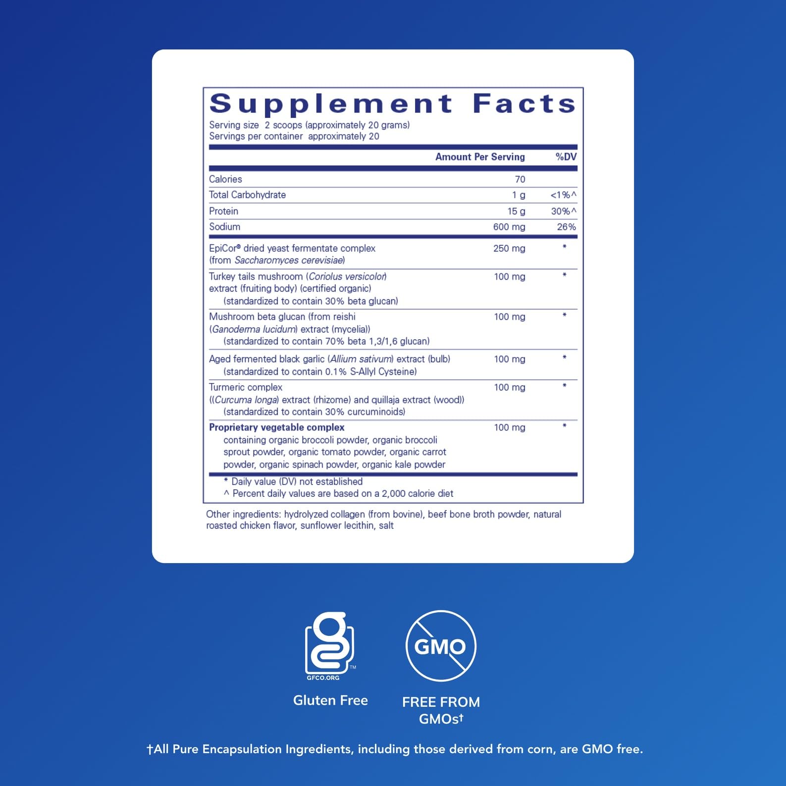 PureDefense Collagen avec champignons immunitaires,Insertion facile dans routine quotidienne.