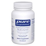 Pure Encapsulations PureGenomics Multivitamine — bouteille montrant le flacon pour un soutien nutritionnel quotidien