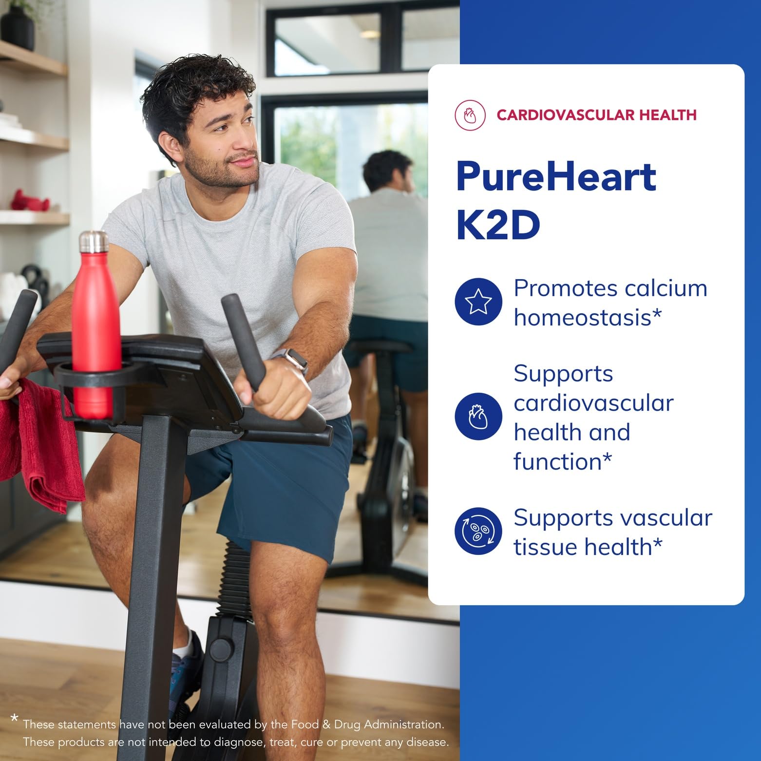 PureHeart K2D – Étiquette: informations claires sur D3 et K2MK7.