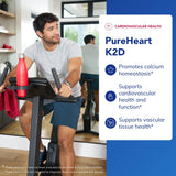 PureHeart K2D – Étiquette: informations claires sur D3 et K2MK7.