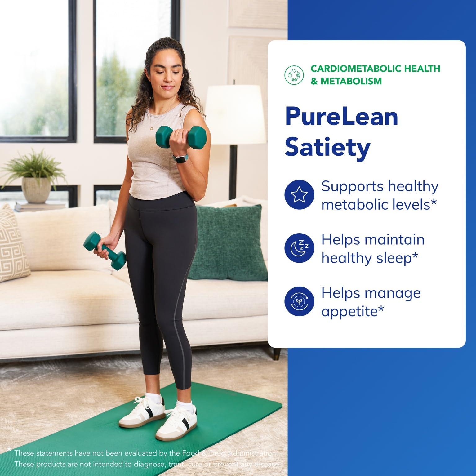 Étiquette PureLean – emballage clair et informations sur les ingrédients