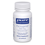 Pure Encapsulations Pycnogenol 100 mg — bouteille de capsules prête à l’emploi, support potentiel vasculaire.