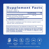 Pure Encapsulations Quercetine UltraSorb, étiquette claire indiquant les usages potentiels.