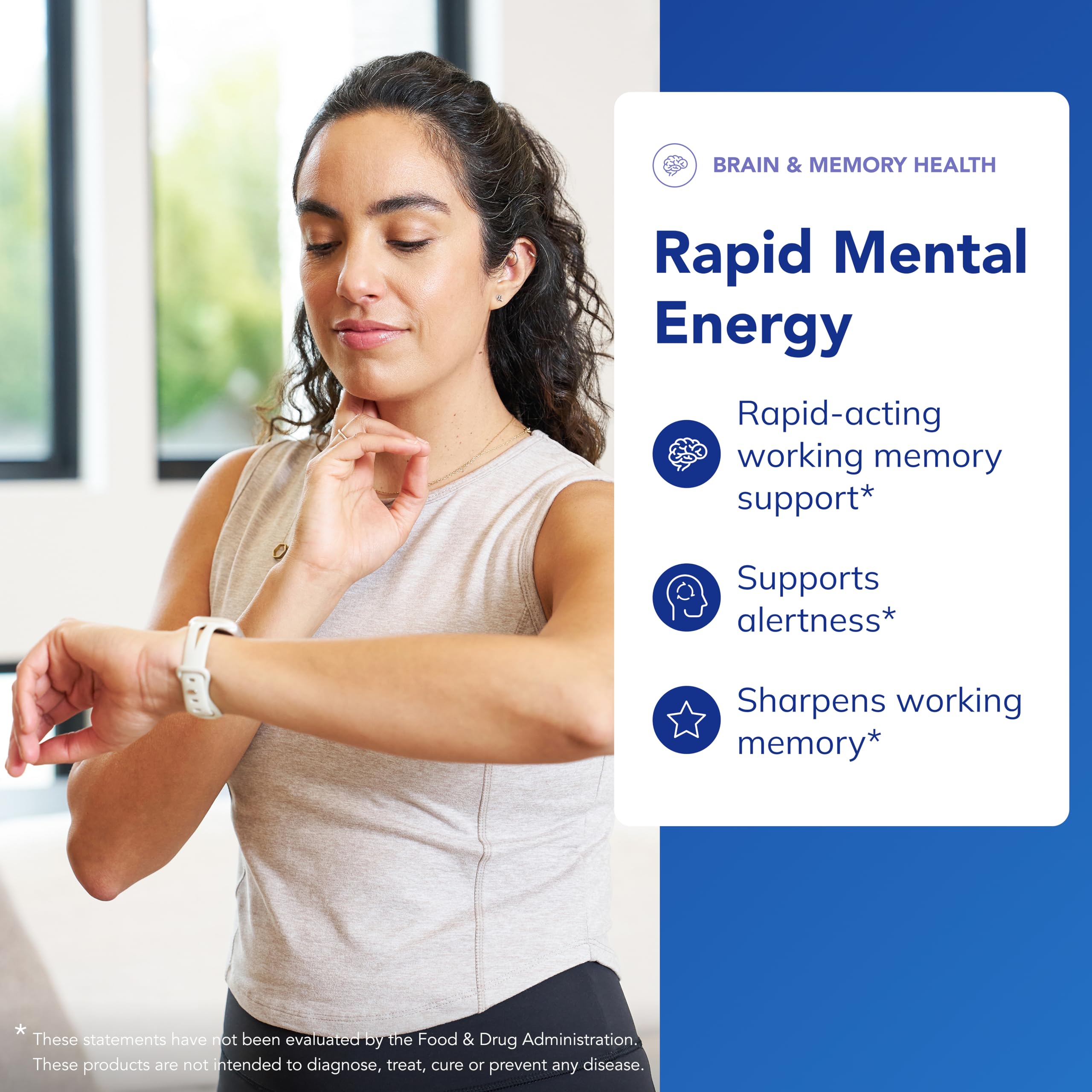 Pure Encapsulations Rapid Energie Mentale - extrait de Ginkgo biloba pour l attention.