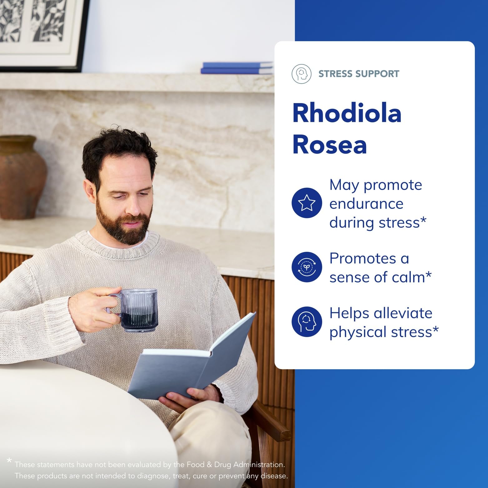 Pure Encapsulations: rhodiola rosea en capsules vegan sans gluten.