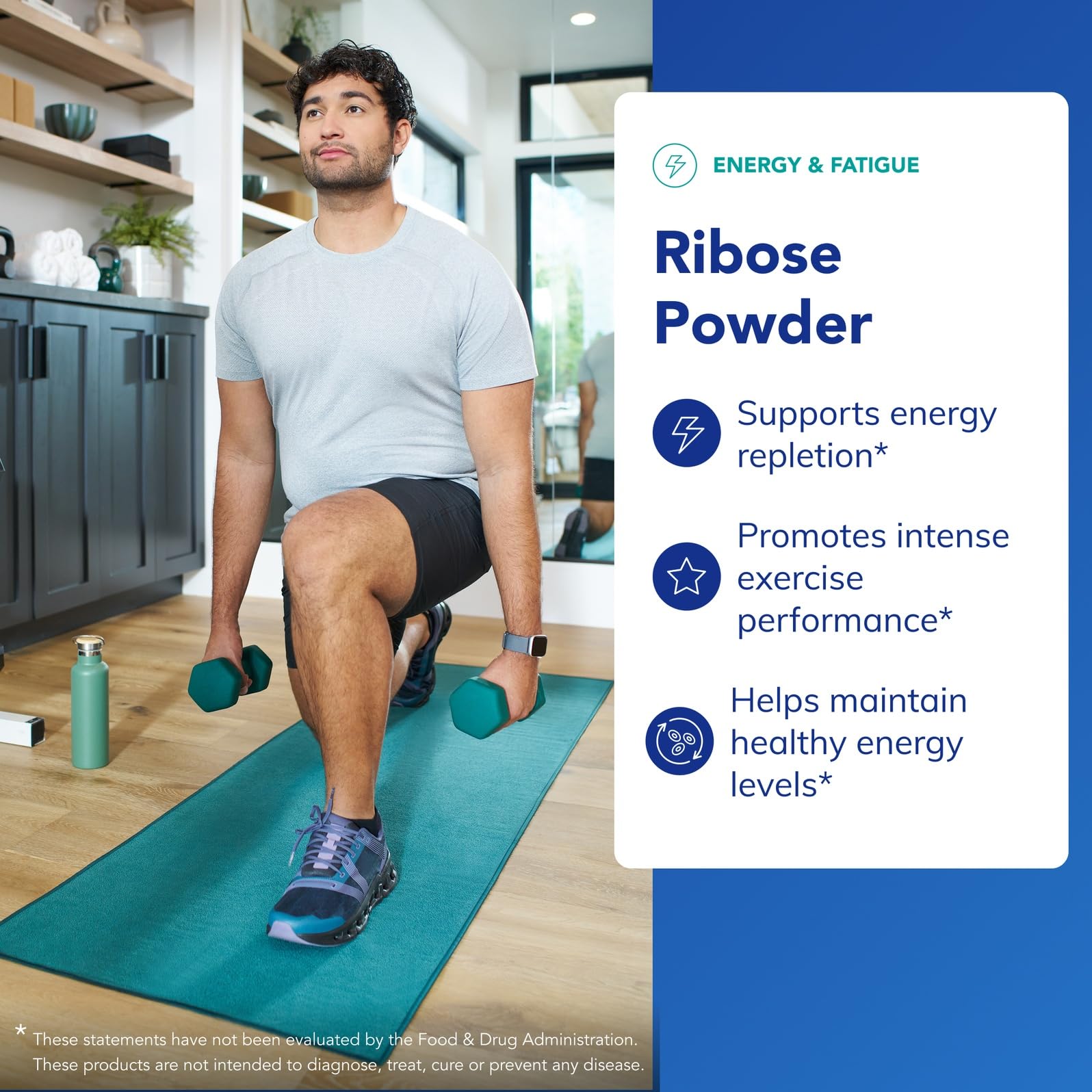 Pure Encapsulations Ribose, cuillère-mesure pratique pour dosages faciles.