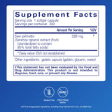 Pure Encapsulations Saw Palmetto 320, gelules molles: ingestion facile au quotidien.