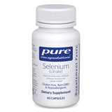 Pure Encapsulations Sélénium (Citrate) — Bouteille de gélules pour soutien immunitaire potentiel.