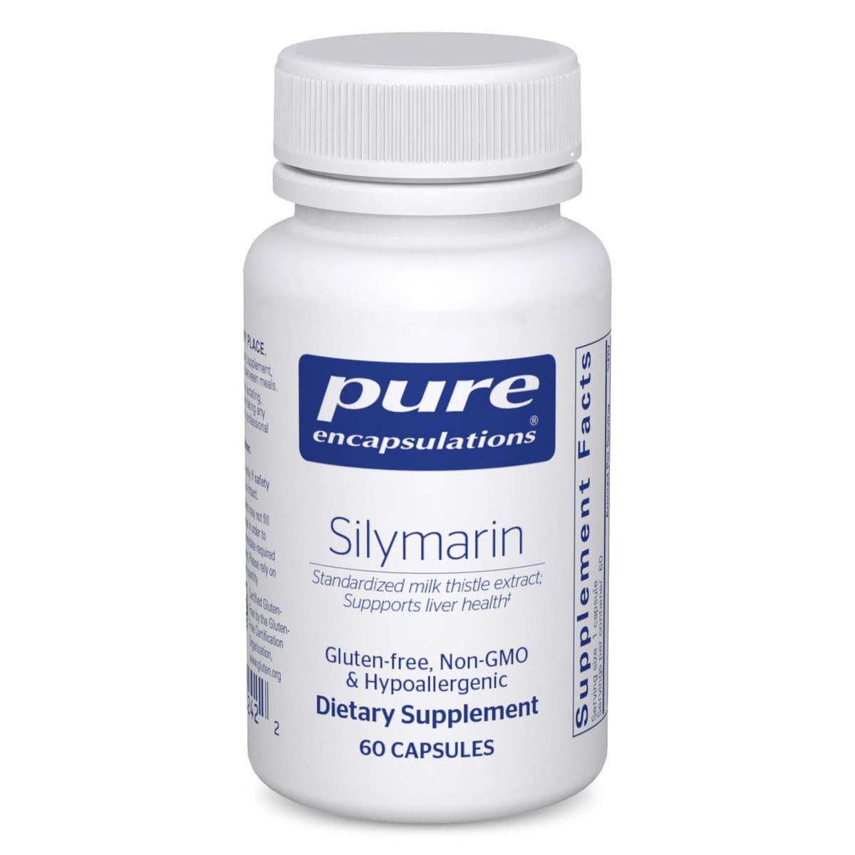 Pure Encapsulations silymarin - bouteille: soutien hépatique dans une routine quotidienne.