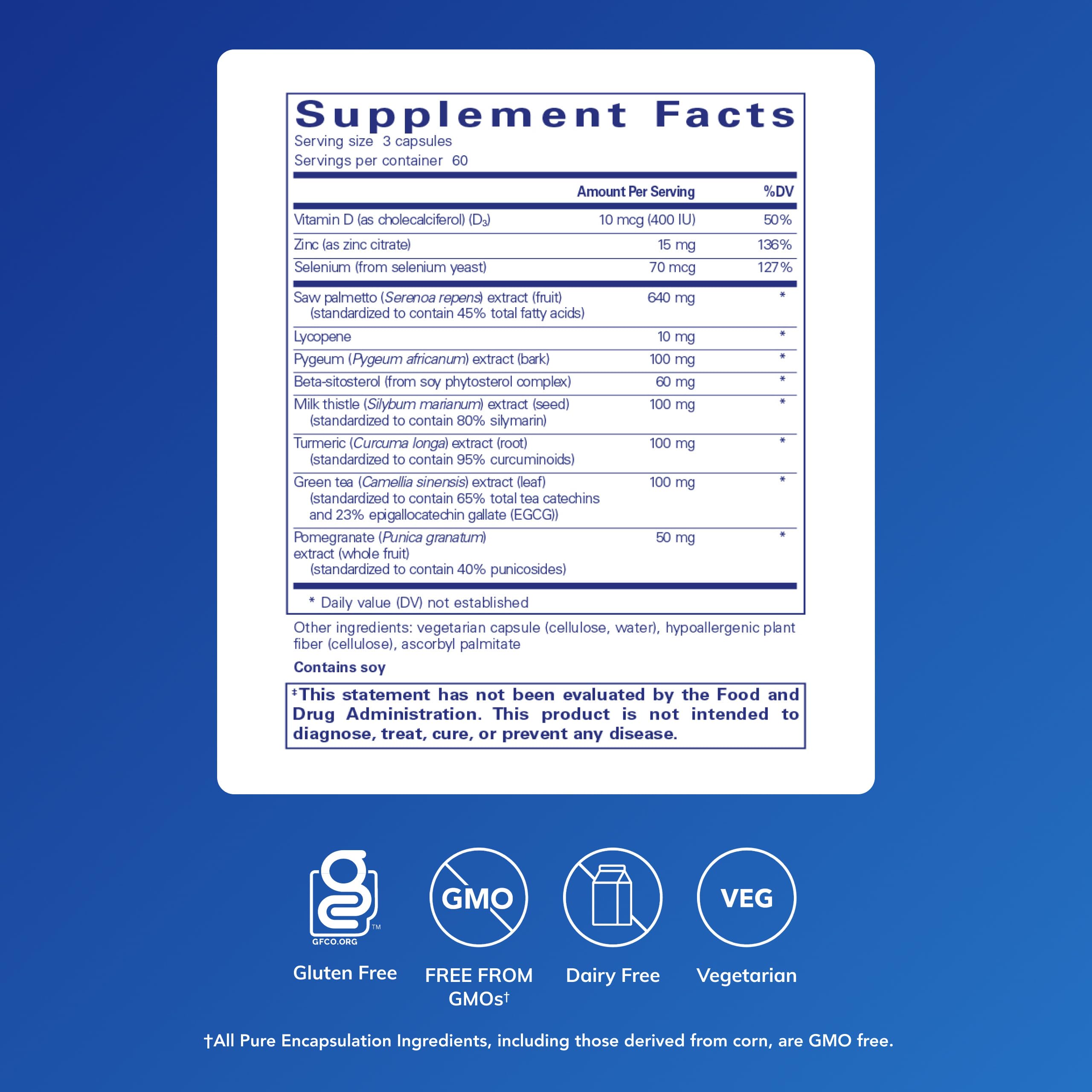 Pure Encapsulations SP Ultimate — capsules: utilisation quotidienne pour le confort urinaire et le bien-être général.