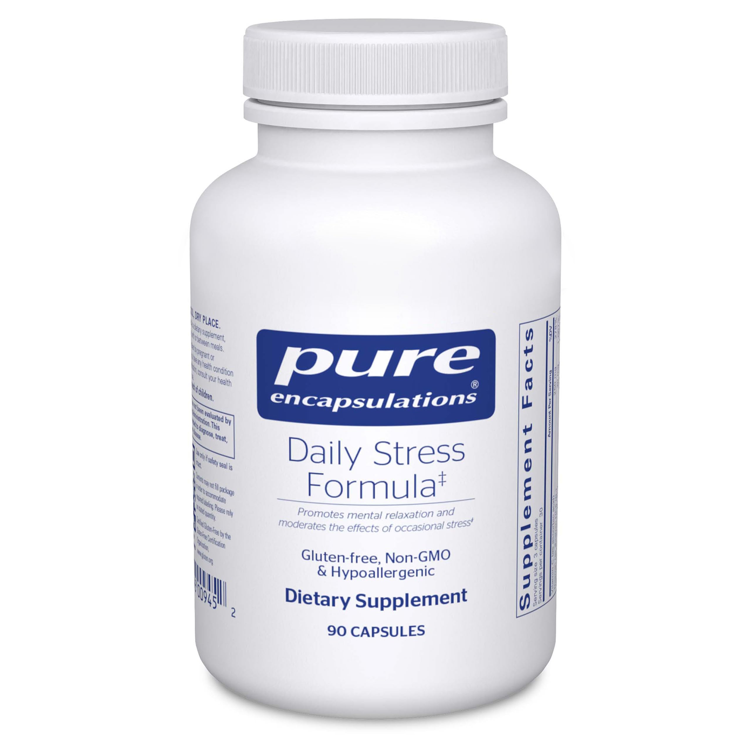 Pure Encapsulations Stress Quotidien: capsules pour relaxation et concentration au quotidien