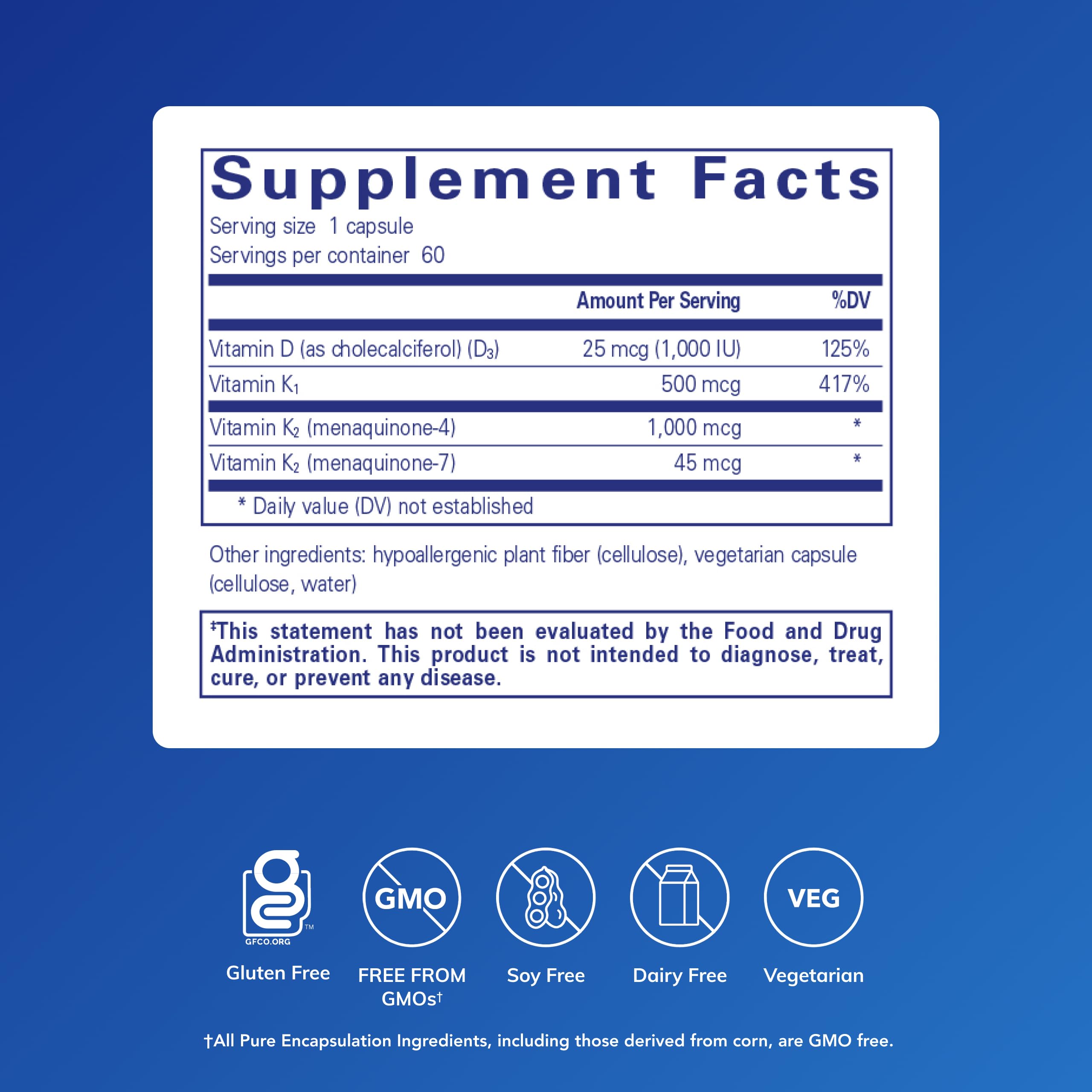 Synergy K – capsules prêt à l’ingestion, apport possible en vitamine D3