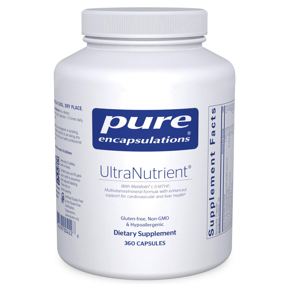Pure Encapsulations UltraNutrient capsules minéraux pour soutien nutritionnel quotidien