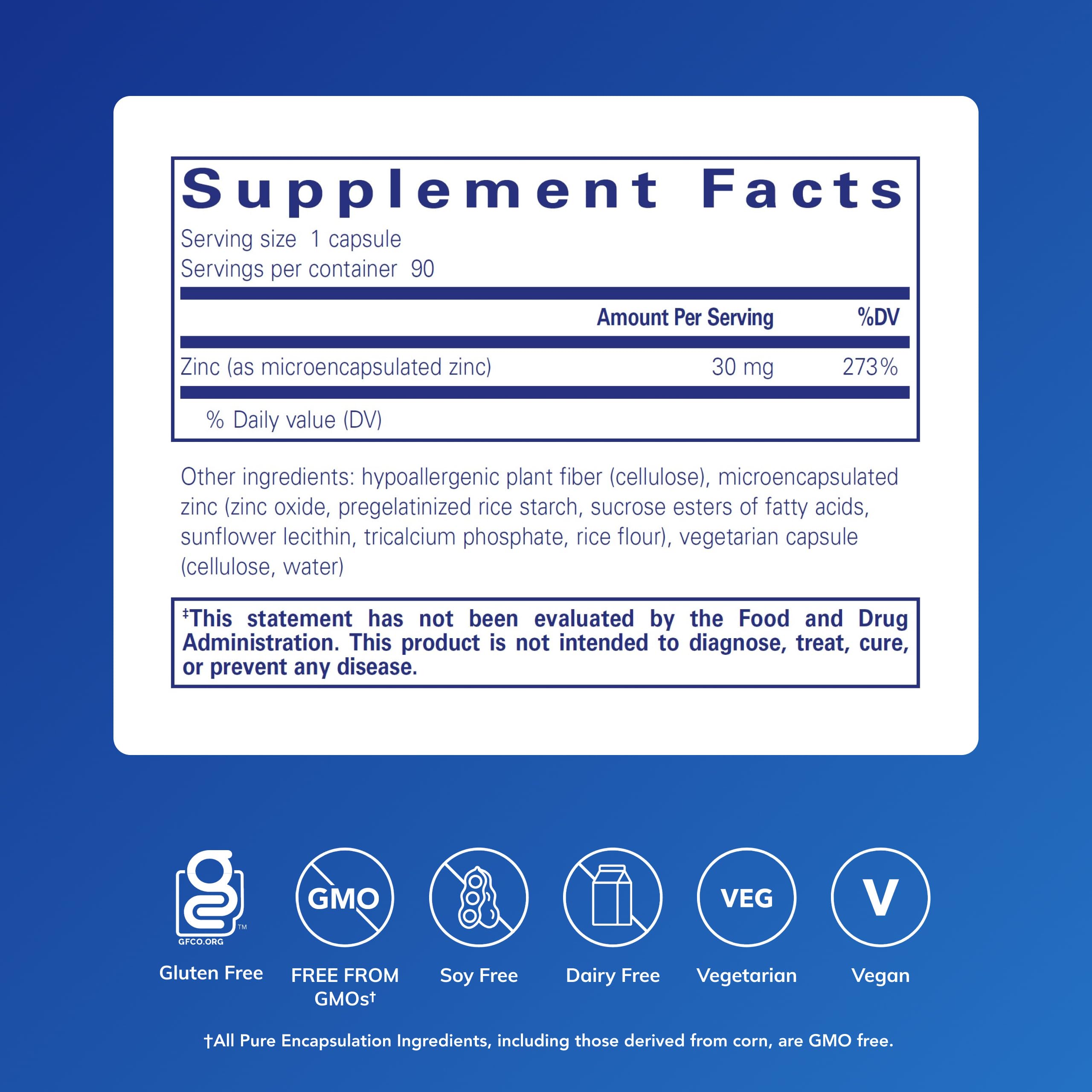 UltraZin Zinc — technologie de microencapsulation améliorant l’absorption.