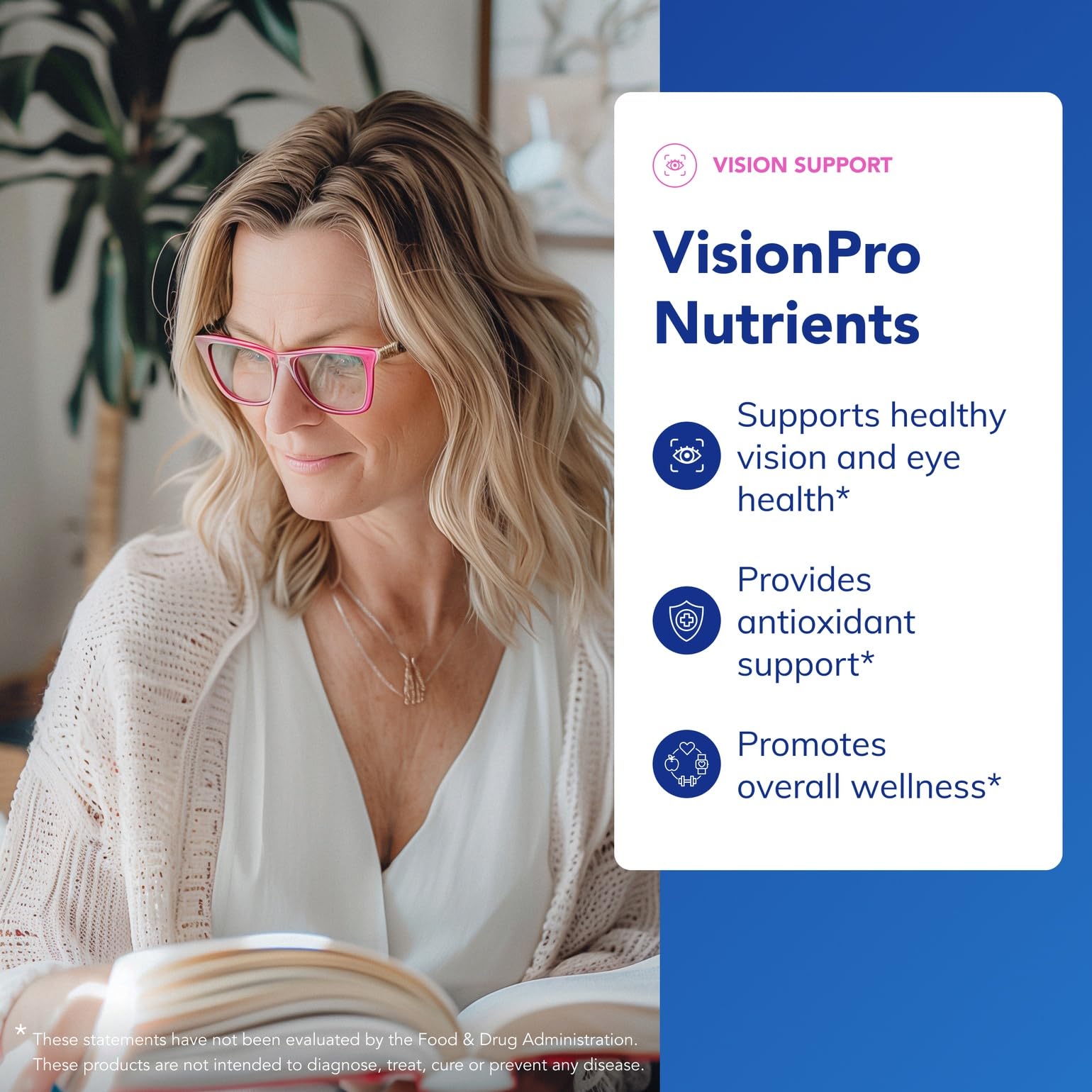 Pure Encapsulations VisionPro Nutrients — capsules faciles à avaler pour une routine simple.