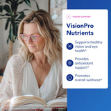Pure Encapsulations VisionPro Nutrients — capsules faciles à avaler pour une routine simple.