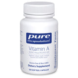 Pure Encapsulations Vitamine A 3000mcg capsule - vue proche de la capsule, usage quotidien potentiel