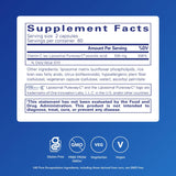 Pure Encapsulations Vitamine C liposomale – capsules visibles et absorption potentiellement améliorée.