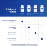 Pure Encapsulations Vitamine C liposomale – emballage recyclable et démarche durable.