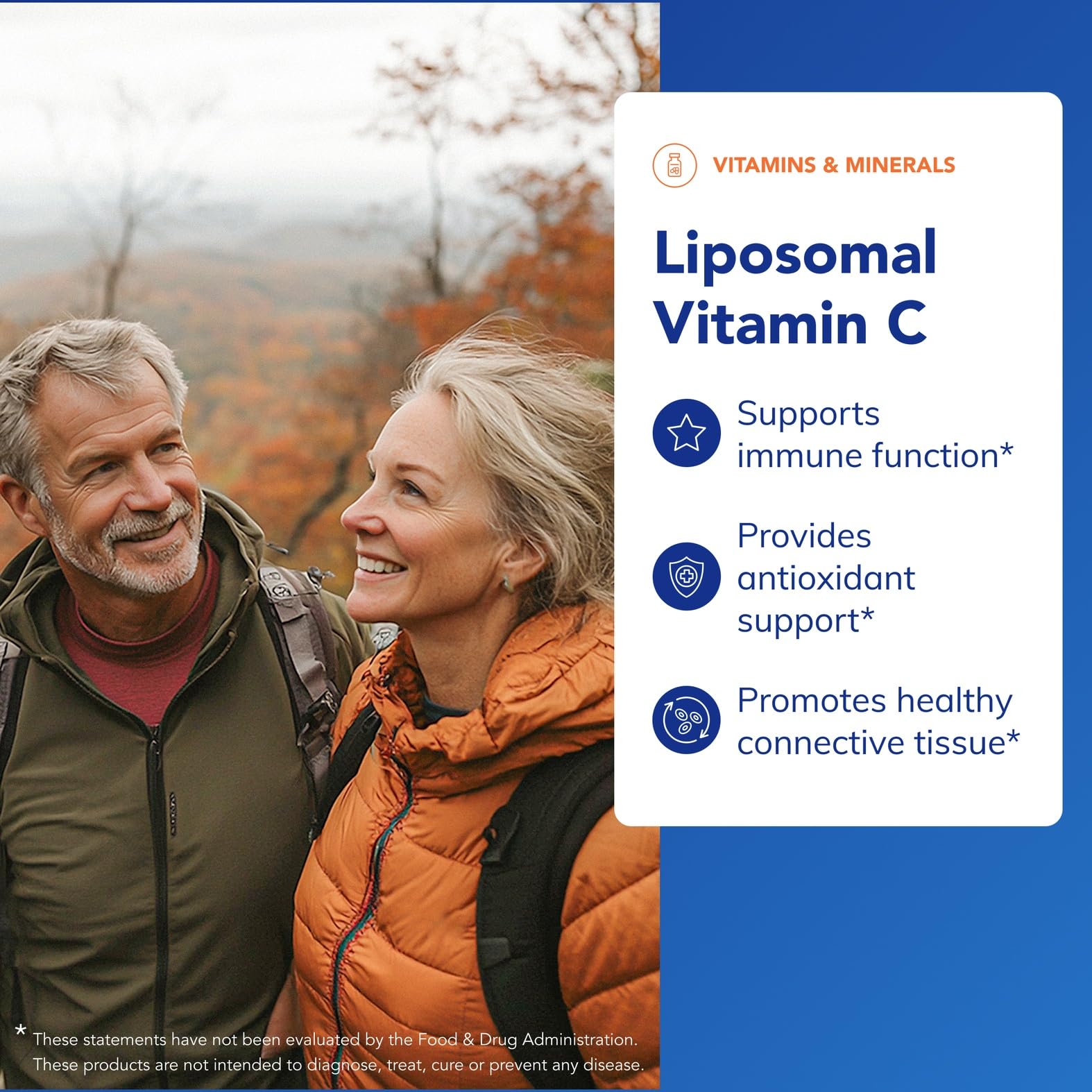 Pure Encapsulations Vitamine C liposomale – étiquette claire et bioflavonoïdes ajoutés.
