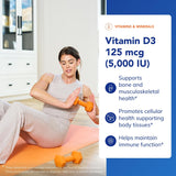 Gélules Vitamin D3 Pure Encapsulations ouvertes, démontrant la présentation pratique