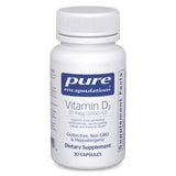 Pure Encapsulations Vitamine D3 – flacon de capsules pour le soutien des os