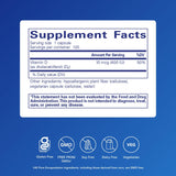 Pure Encapsulations Vitamine D3 étiquette et emballage clair.