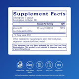 Gélules Vitamine D3 Pure Encapsulations près de l’étiquette, soutien potentiel du calcium.