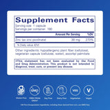 Bouteille Pure Encapsulations Zinc 30 mg, pratique et portable pour votre routine.