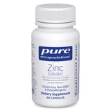 Pure Encapsulations Zinc citrate capsules, soutien potentiel au métabolisme et à la fonction immunitaire