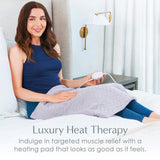 Pure Enrichment PureRadiance avec contrôleur circulaire ergonomique et six niveaux de chaleur.