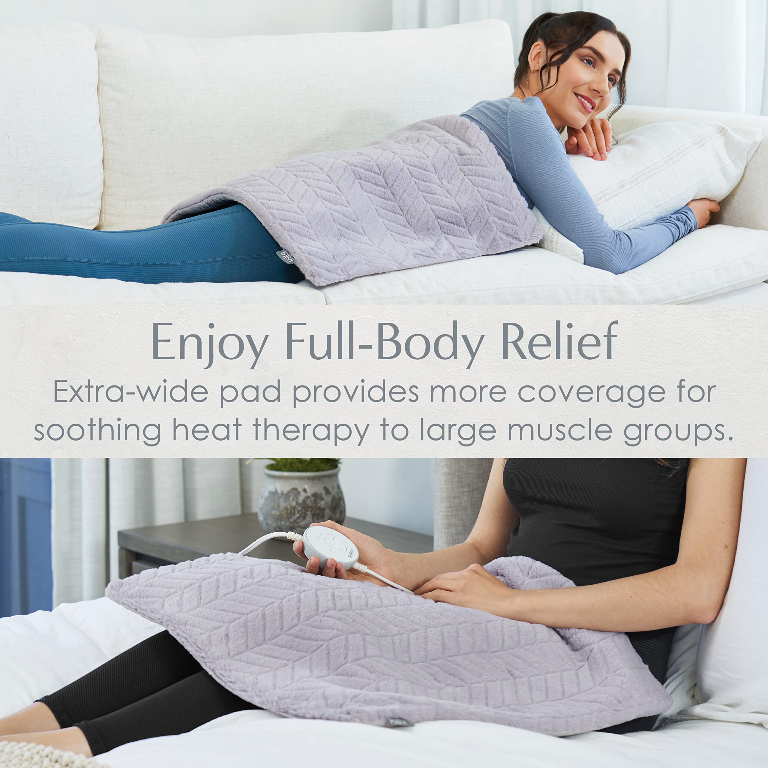 Pure Enrichment PureRadiance met en valeur sa fausse fourrure micromink ultra-douce.